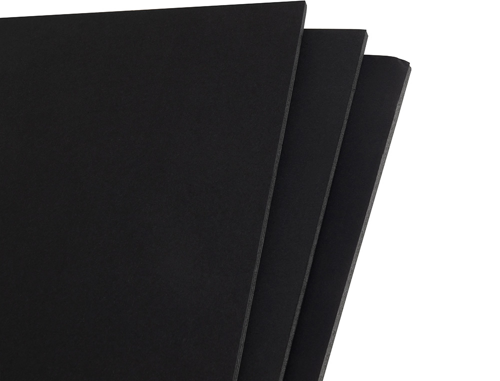CARTAO K-LINE LIDERPAPEL DIN A3 5 MM DUPLA FACE PRETO