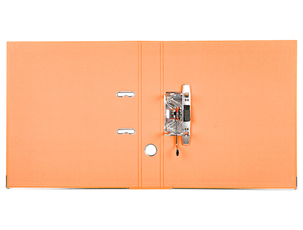 PASTA DE ARQUIVO DE ALAVANCA LIDERPAPEL DOCUMENTA PVC DIN A4 LOMBADA 52 MM LARANJA