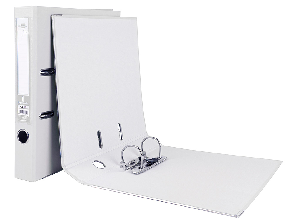 PASTA DE ARQUIVO DE ALAVANCA LIDERPAPEL DOCUMENTA PVC DIN A4 LOMBADA 52MM BRANCO