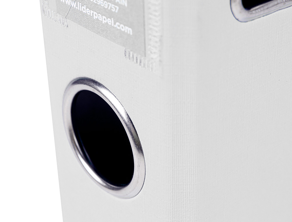 PASTA DE ARQUIVO DE ALAVANCA LIDERPAPEL DOCUMENTA PVC DIN A4 LOMBADA 52MM BRANCO