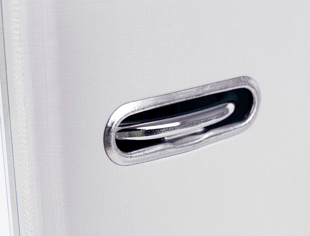 PASTA DE ARQUIVO DE ALAVANCA LIDERPAPEL DOCUMENTA PVC DIN A4 LOMBADA 52MM BRANCO