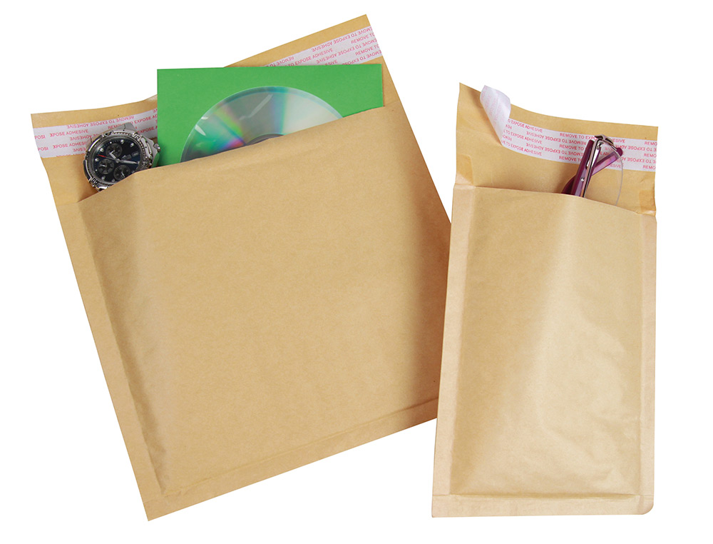 ENVELOPE BORBULHAS Q-CONNECT CREME CD 175X165 MM CAIXA DE 100 UNIDADES