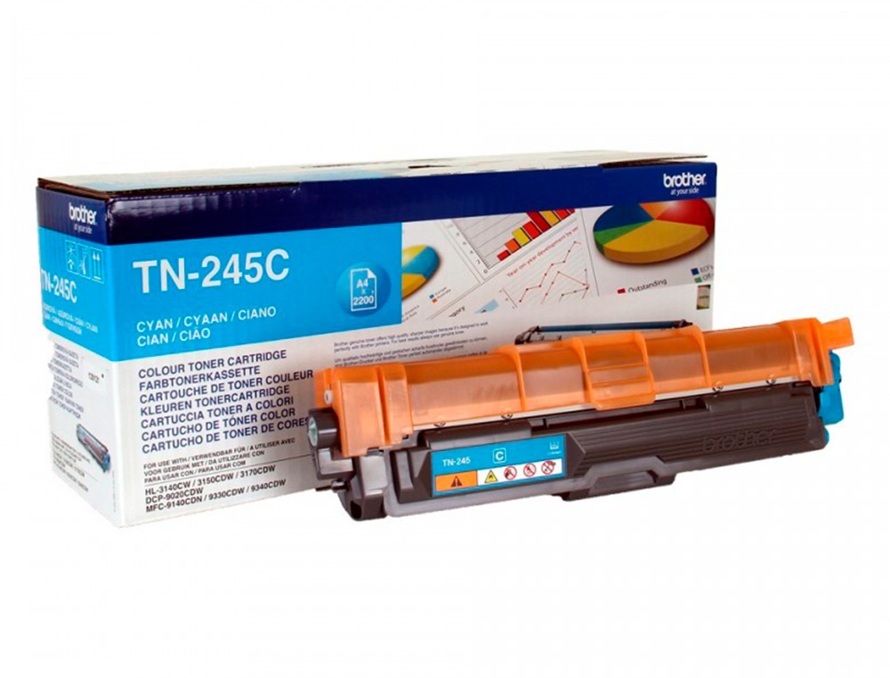 TONER BROTHER TN-245C HL3140CW/3150CDW/3170CDW DCP9020CDW MFC9140CDN/9330CDW/9340CDW CIAN -2200 PAG