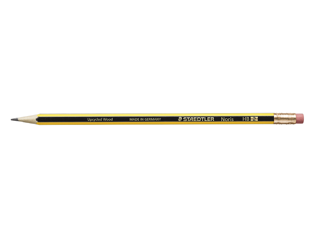 LAPIS DE GRAFITE STAEDTLER NORIS COM BORRACHA