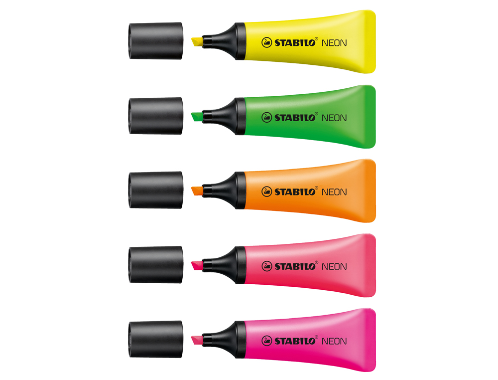 MARCADOR FLUORESCENTE STABILO 72 ROSA NEON