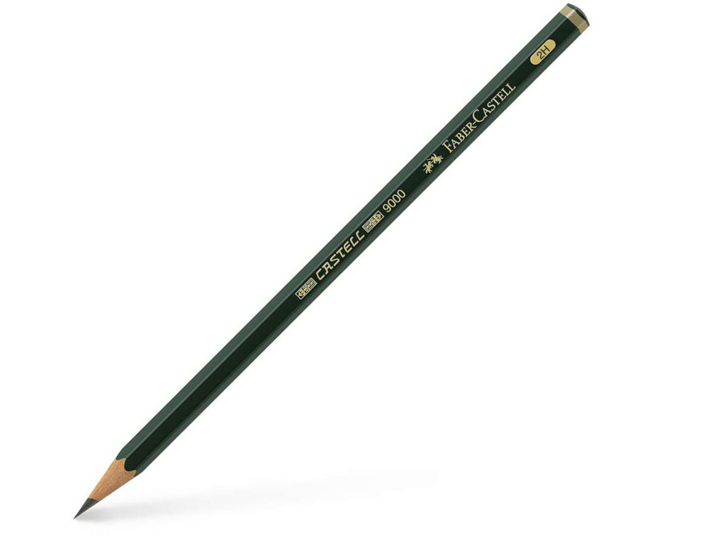 LAPIS DE GRAFITE FABER 9000 2H UNIDADE