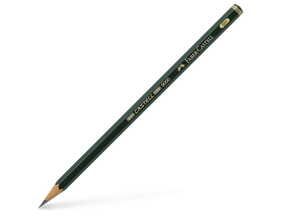LAPIS DE GRAFITE FABER 9000 6H UNIDADE