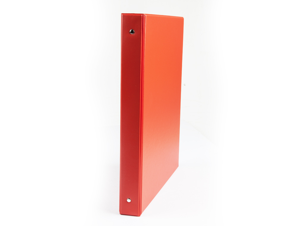 PASTA LIDERPAPEL 4 ANEIS 25 MM REDONDOS PLASTICO FOLIO COR VERMELHO