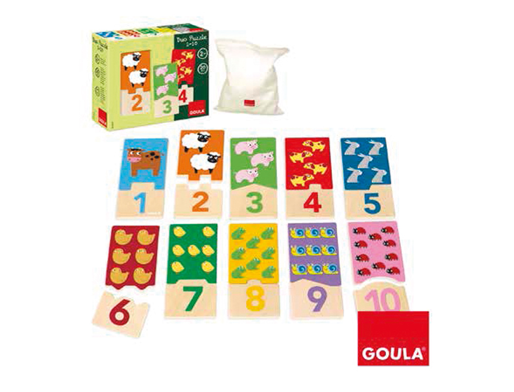 PUZZLE GOULA INFANTIL DUO 1-10