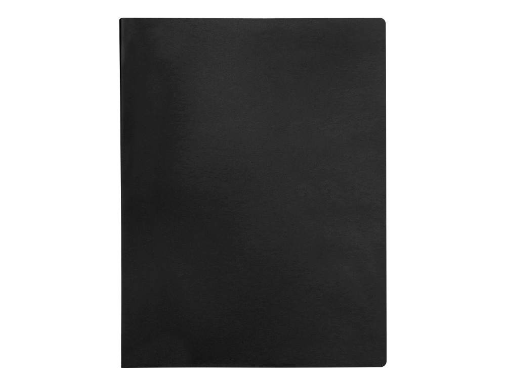 CAPA CATALOGO LIDERPAPEL COM ESPIRAL 30 BOLSAS POLIPROPILENO FOLIO PRETO