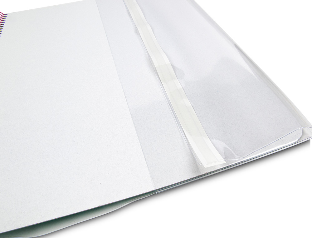 FORRA LIVROS LIDERPAPEL COM ABA AJUSTAVEL ADESIVO 312 X 530 MM