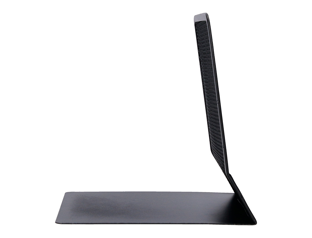 APOIA LIVROS METALICO Q-CONNECT KF15098 PRETO -CONJUNTO -135X152X165 MM