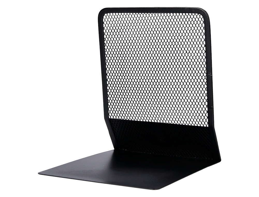 APOIA LIVROS METALICO Q-CONNECT KF15098 PRETO -CONJUNTO -135X152X165 MM