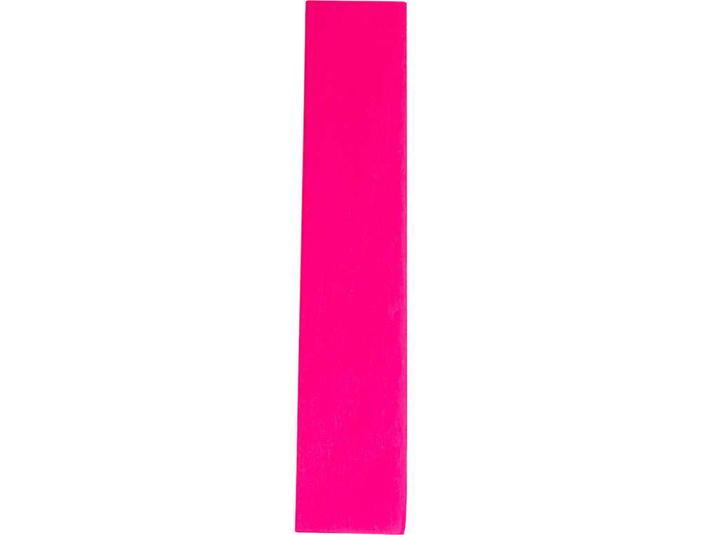 PAPEL CREPE LIDERPAPEL 50 CM X 2,5 M 34GR ROSA FLUORESCENTE
