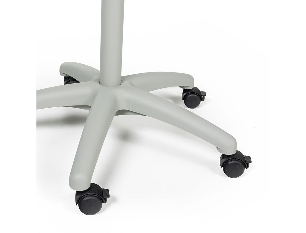 QUADRO BRANCO ROCADA PARA CONFERENCIAS METALICO MAGNETICO COM RODAS 68X104 CM