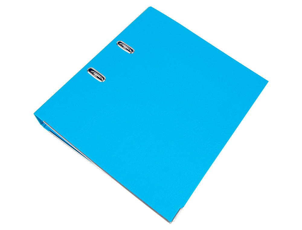 PASTA DE ARQUIVO DE ALAVANCA LIDERPAPEL DOCUMENTA PVC DIN A4 LOMBADA 52MM CELESTE