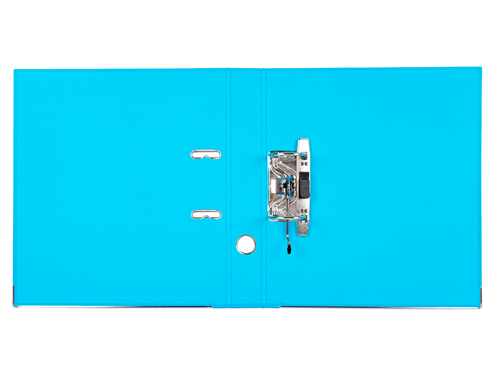 PASTA DE ARQUIVO DE ALAVANCA LIDERPAPEL DOCUMENTA PVC DIN A4 LOMBADA 52MM CELESTE