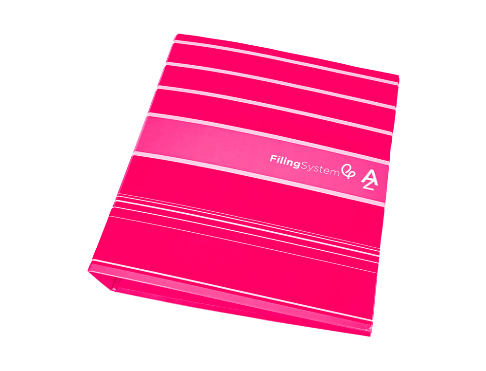 PASTA DE ARQUIVO DE ALAVANCA LIDERPAPEL FILING SYSTEM CARTAO FORRADO DIN A4 COM CAIXA ROSA
