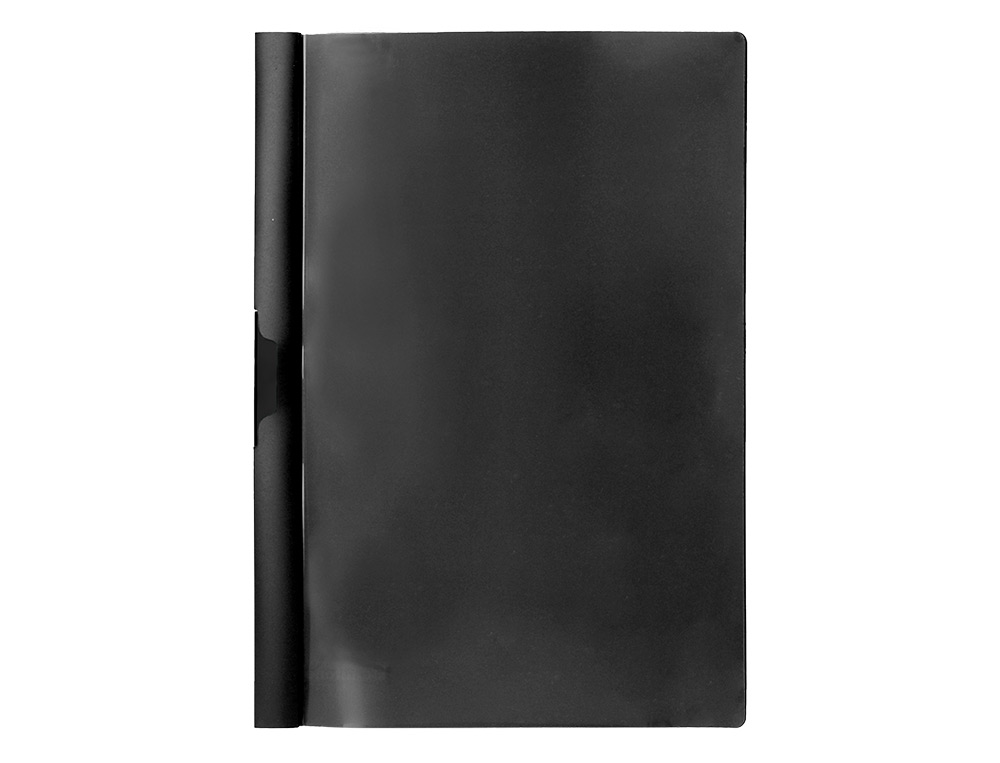 PASTA DOSSIER C/CLIP LATERAL, FROSTY PRETO (PACK C/10)