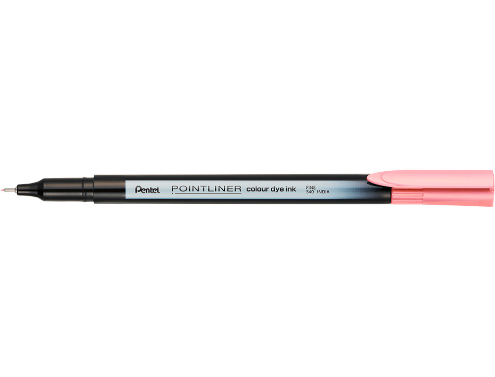 MARCADOR PENTEL DE FIBRA POINTLINER ROSA BEBE 0,4 MM
