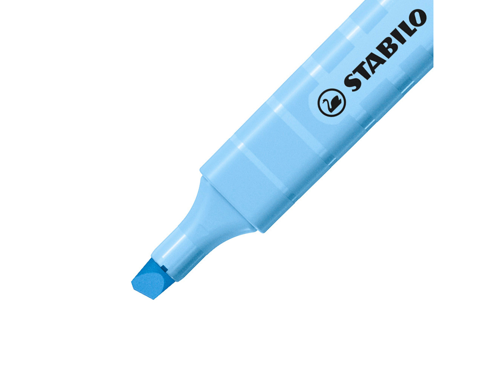 MARCADOR FLUORESCENTE STABILO SWING COOL PASTEL AZUL VENTOSO