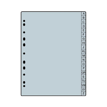 SEPARADOR ROMA 395 ALFABETICO A/Z