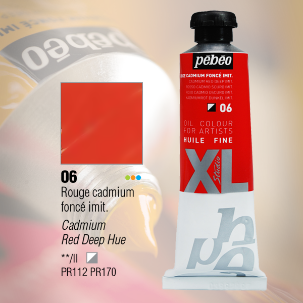 TINTA PEBEO OLEO 37ML ROUGE CAD. FC REF06
