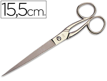 TESOURA PARA ESCRITORIO, EM ACO INOXIDAVEL 6'' (155 MM)