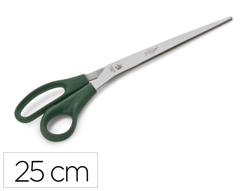TESOURA DE ESCRITORIO FAIBO EM ACO INOXIDAVEL 25 CM ERGONOMICA EM BLISTER