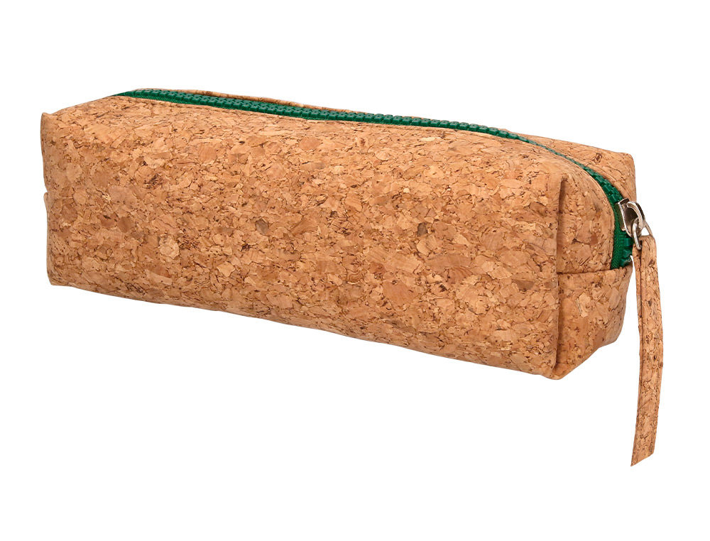 ESTOJO ESCOLAR LIDERPAPEL CORTICA RETANGULAR FECHO DE CORRER DE COR 185X55X70 MM