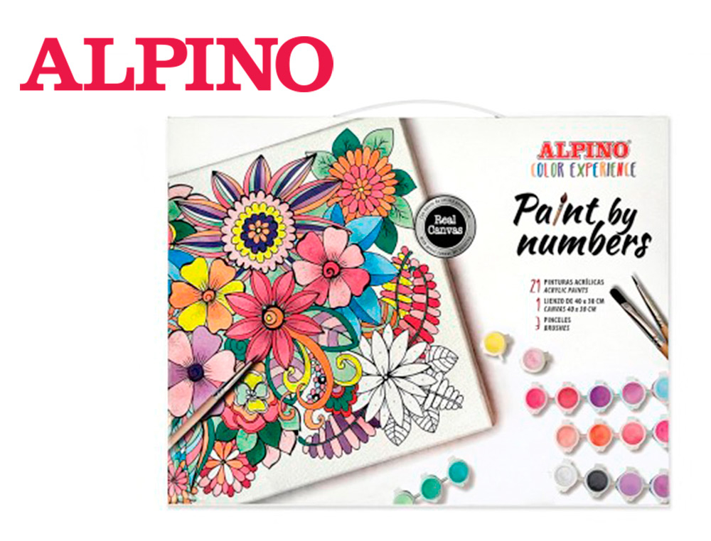 CONJUNTO DE PINTURA ALPINO COLOR EXPERIENCE PINTA POR NUMEROS