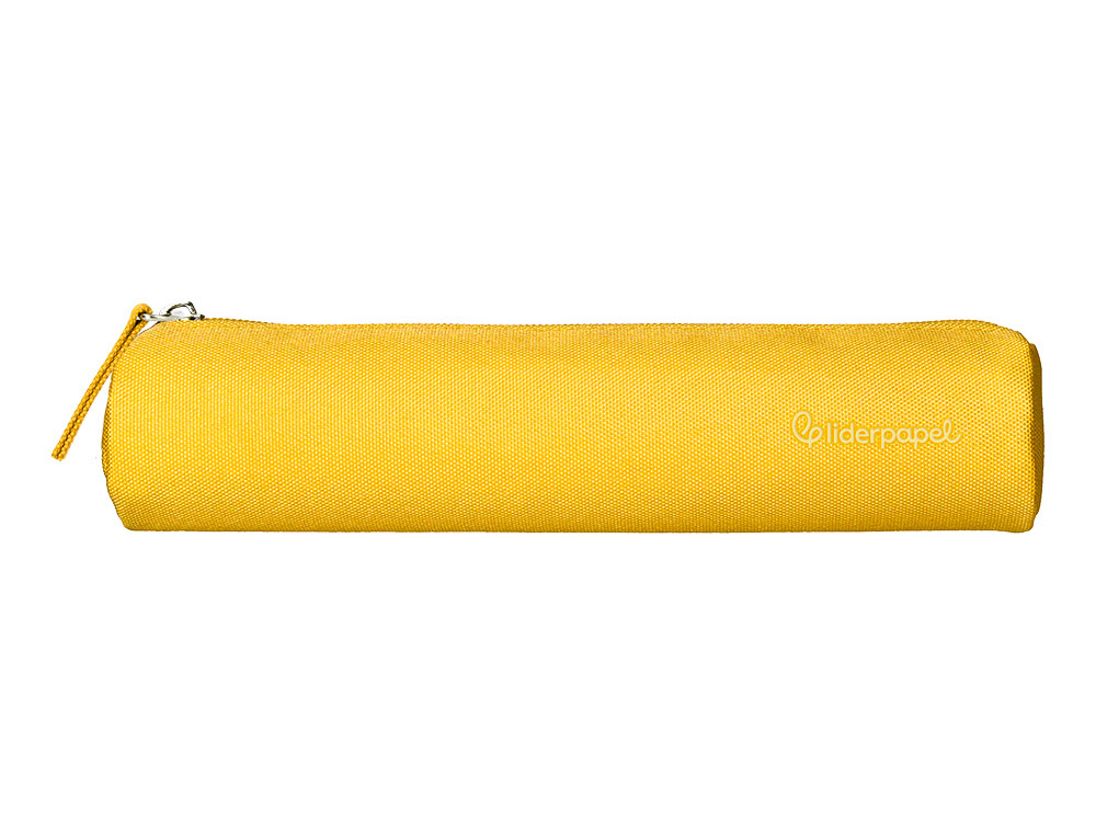 ESTOJO ESCOLAR LIDERPAPEL CILINDRICO ESTREITO 220X45 MM VERDE MILITAR