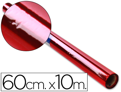 PAPEL CELOFANE 60 CM X 10 MT 30 GR VERMELHO