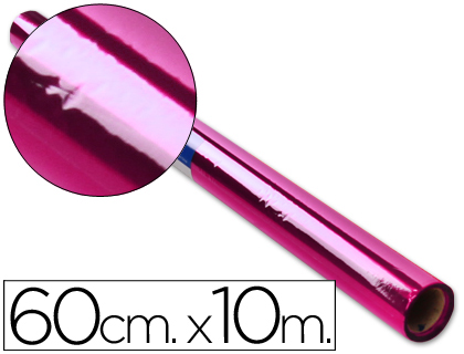 PAPEL CELOFANE 60 CM X 10 MT 30 GR ROSA