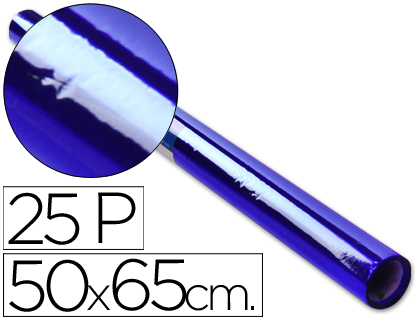 PAPEL CELOFANE SADIPAL 50 X 65 CM 20 GR AZUL