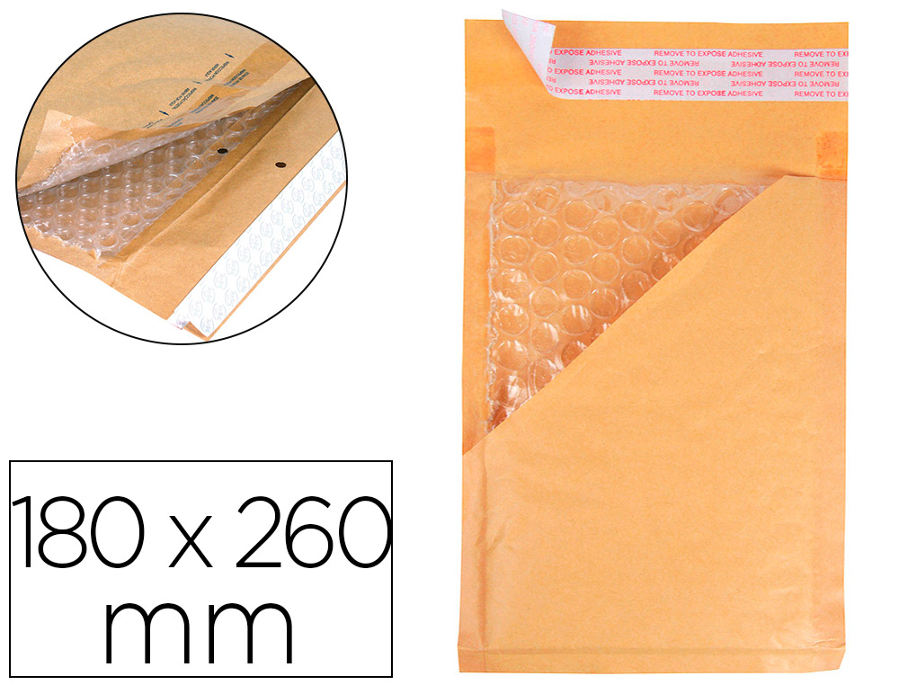 ENVELOPE BORBULHAS Q-CONNECT 180X260MM