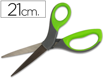 TESOURA PARA ESCRITORIO Q-CONNECT CABO EM BORRACHA 8
