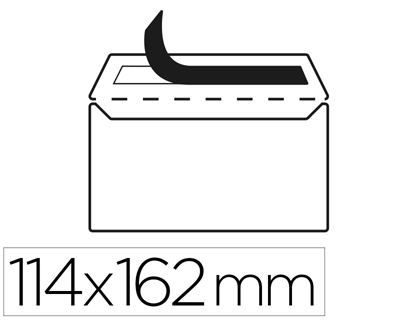 ENVELOPE LIDERPAPEL N.19 BRANCO C6 114X162 MM TIRA DE SILICONE PACK DE 25 UNIDADES