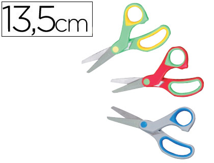 TESOURA ESCOLAR LIDERPAPEL -SOFT ERGONOMICA UNIDADE