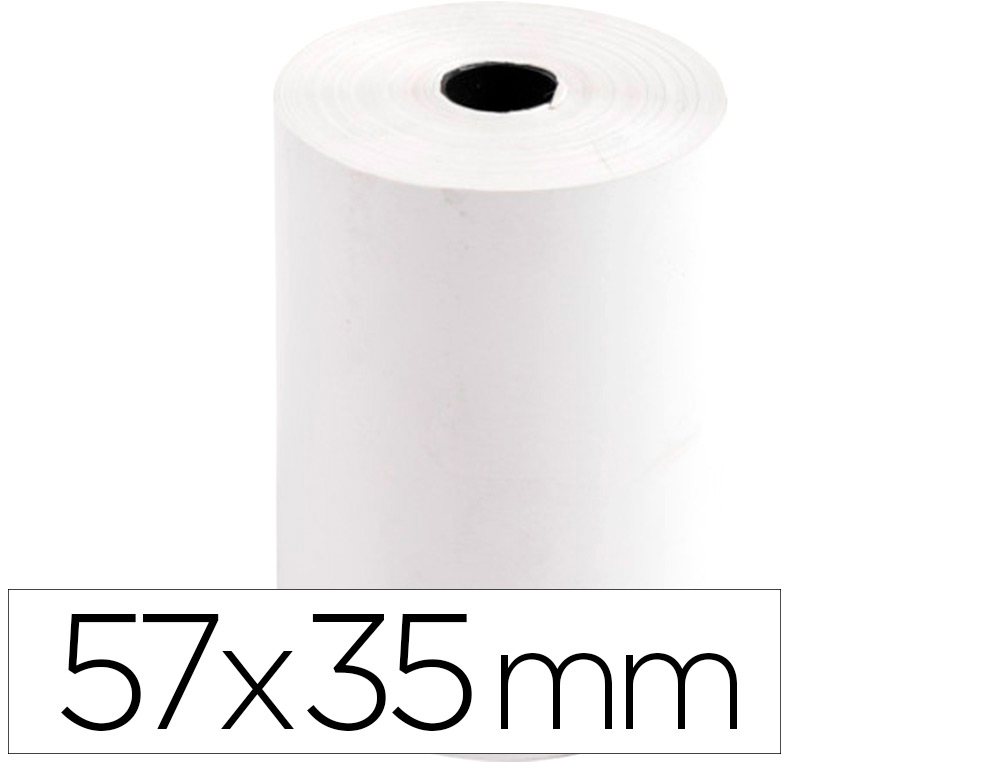 ROLO TERMICO PARA IMPRESSORA 57X35X11 MM 60 GR