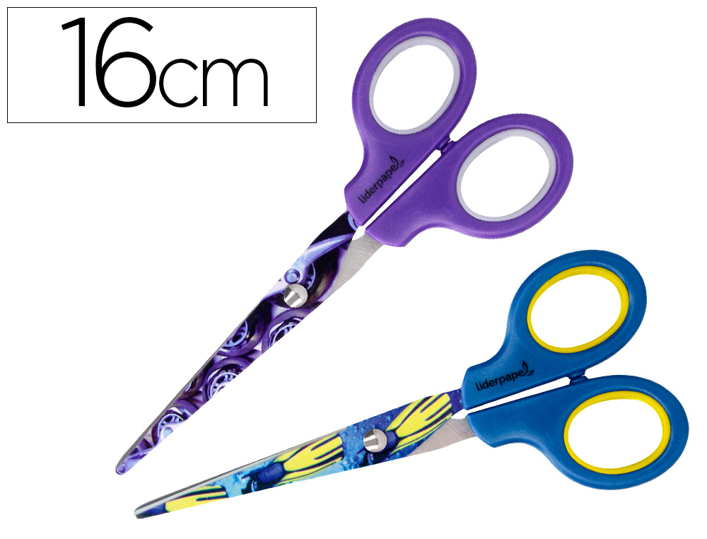 TESOURA ESCOLAR LIDERPAPEL X-GAMES 16 CM UNIDADE
