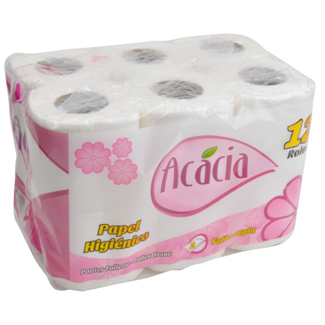 PAPEL HIGIENICO DOMESTICO 11.77MT  2FLS C/12 ROLOS