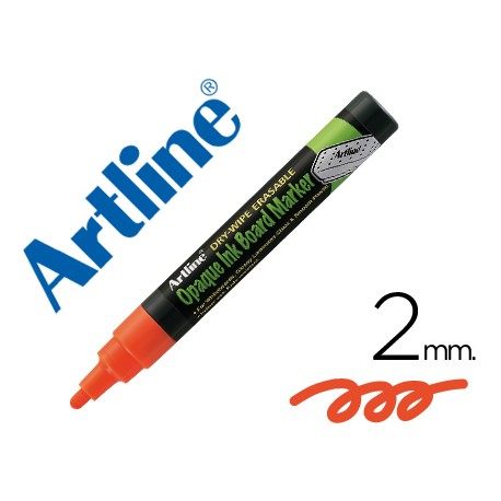 MARCADOR ARTLINE EPW444 WET-WIPE 4MM LARANJA