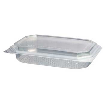 EMBALAGEM C/TAMPA ALIMENTAR PP TRANSP. RECT. 500ML C/62